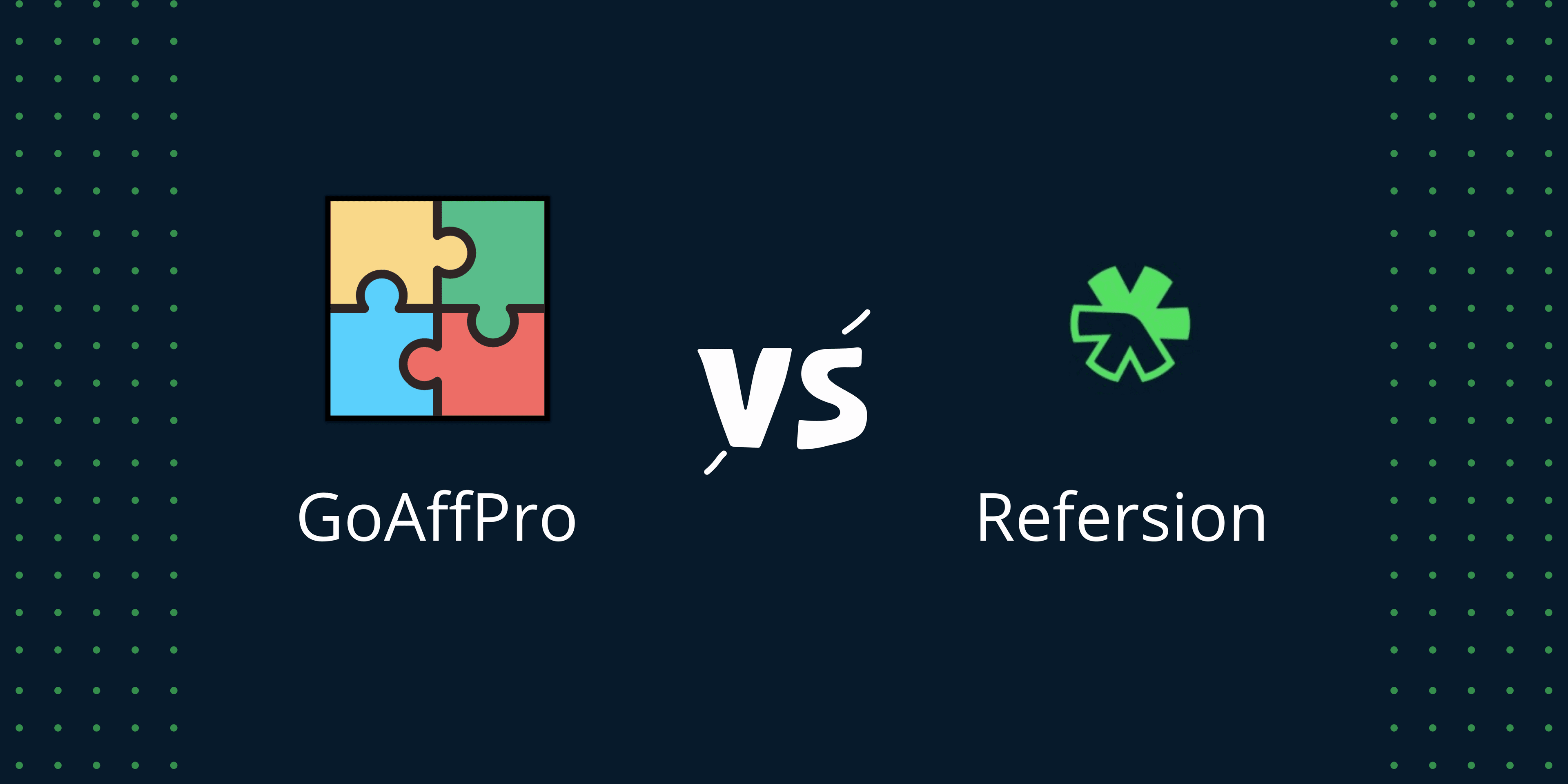 GoAffPro vs Refersion comparison